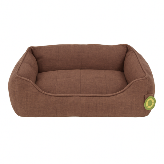 Sweet Dreams Check Pet Bed Brown
