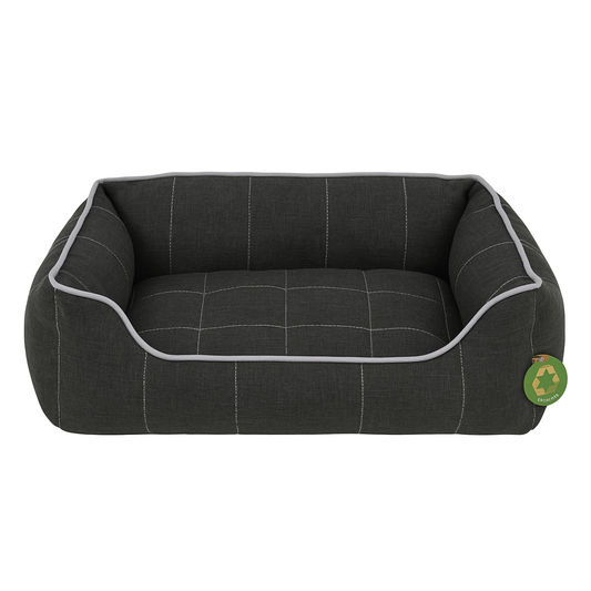 Sweet Dreams Check Pet Bed Green